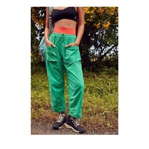 Free People Movement Women's Lucky Charm Fly By Night Pants Green Size Small